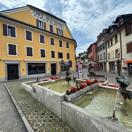 Apartamento Historic House - Montreux - & Mountains - Bbq Aigle