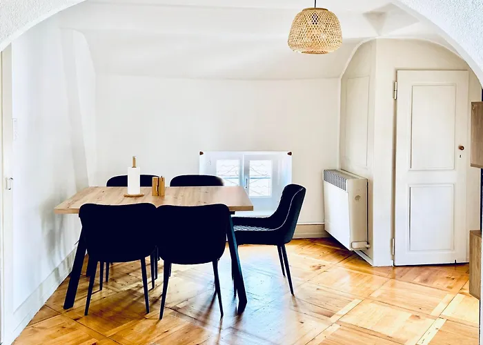 Historic House Aigle - Lake & Alps - Garden & Bbq Apartament *