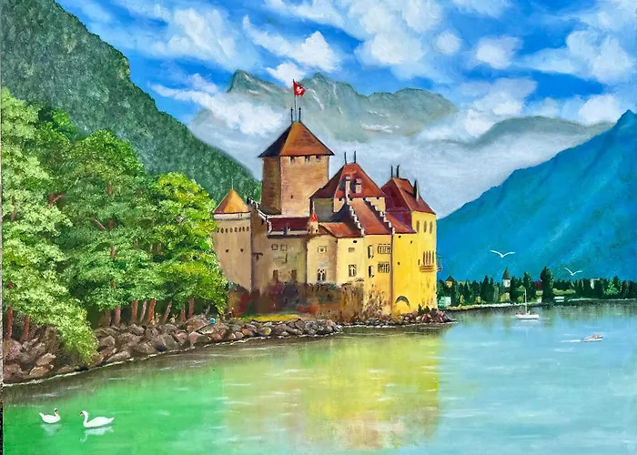 Historic House Aigle - Lake & Alps - Garden & Bbq Διαμέρισμα