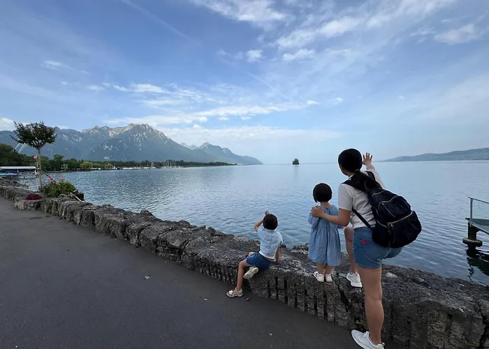 Historic House Aigle - Lake & Alps - Garden & Bbq